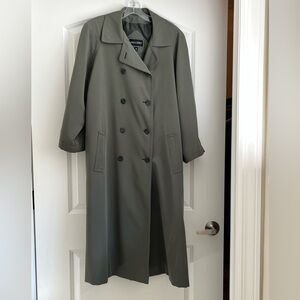 GALLERY Taupe Trench Coat size 16